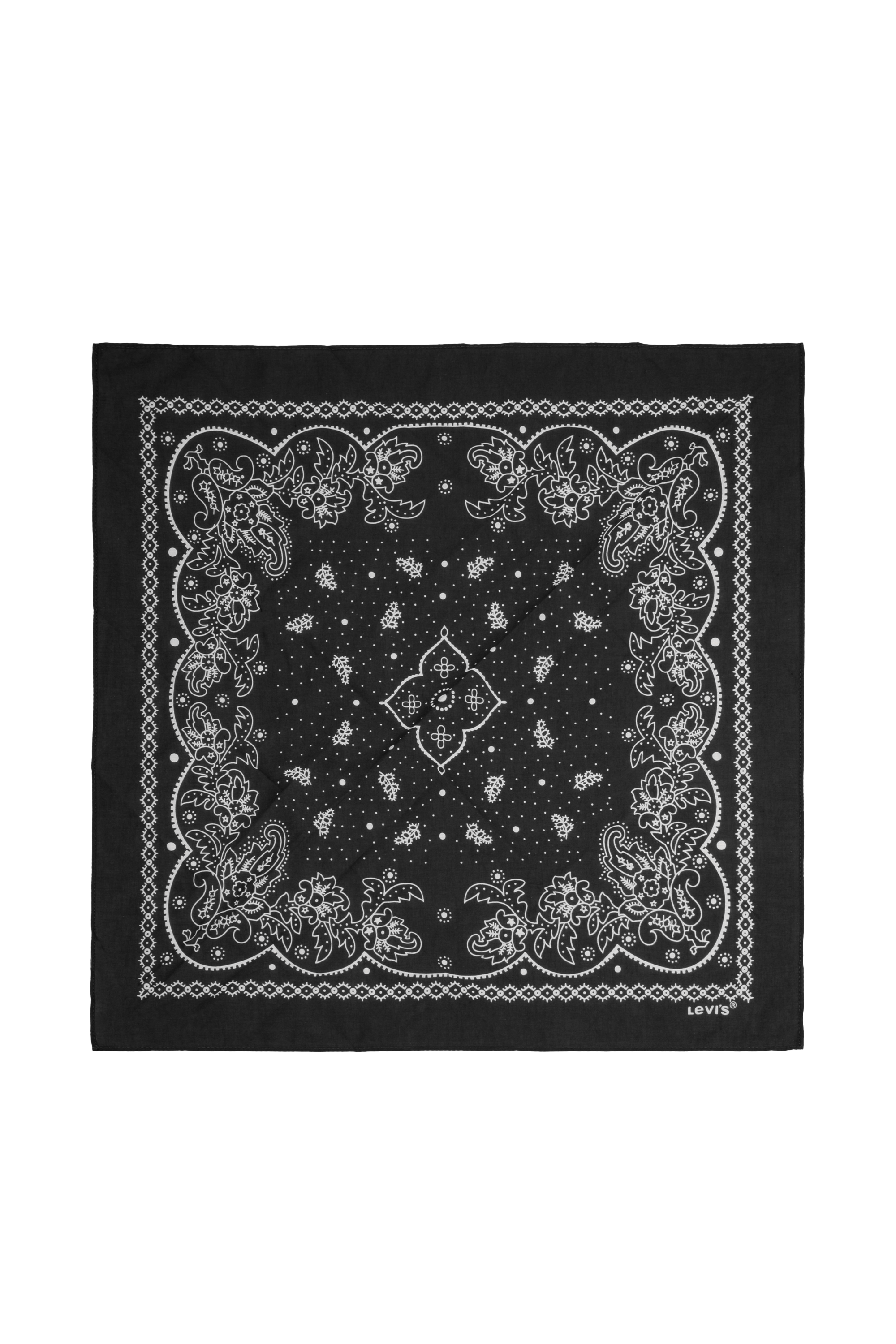LEVI'S Bandana imprimé cachemire en coton Noir