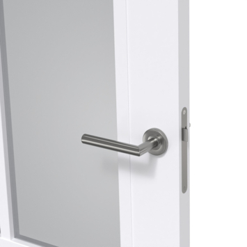 Arne & Bodil binnendeur ABD507 rook glas - extra wit afgelakt