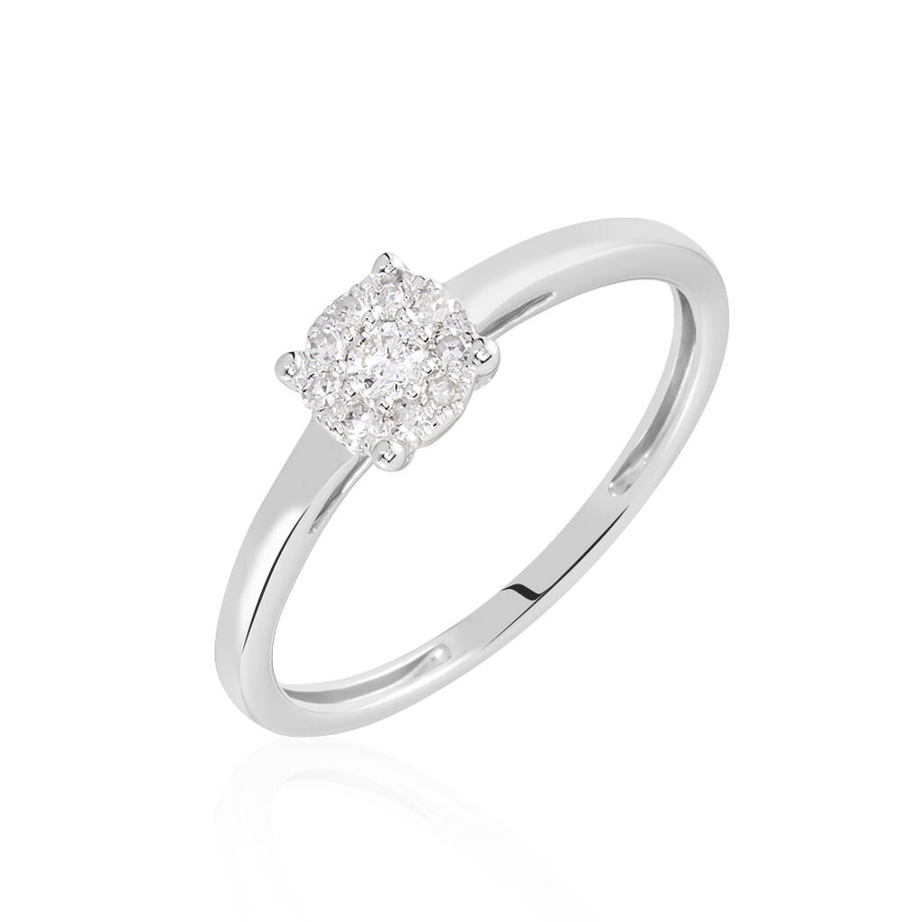 Bague Adeline Or Blanc Diamant