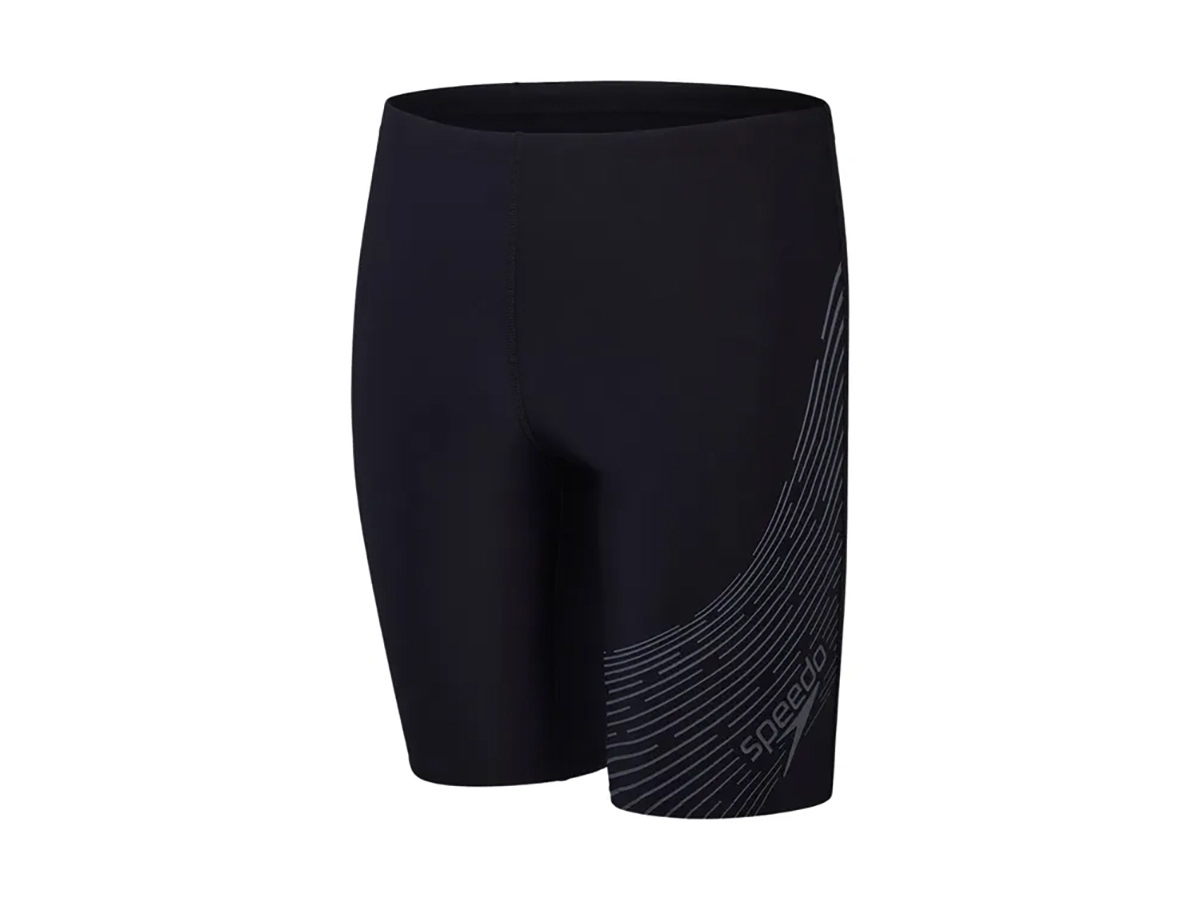 Speedo Eco Medley Logo Jammer jongens zwembroek - Black/Grey