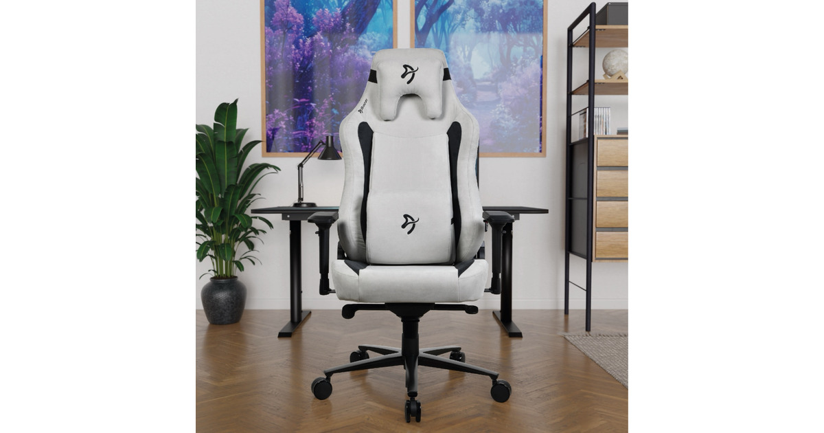 ArozziVernazza XL Supersoft - Light Grey gamestoel  (Lichtgrijs)