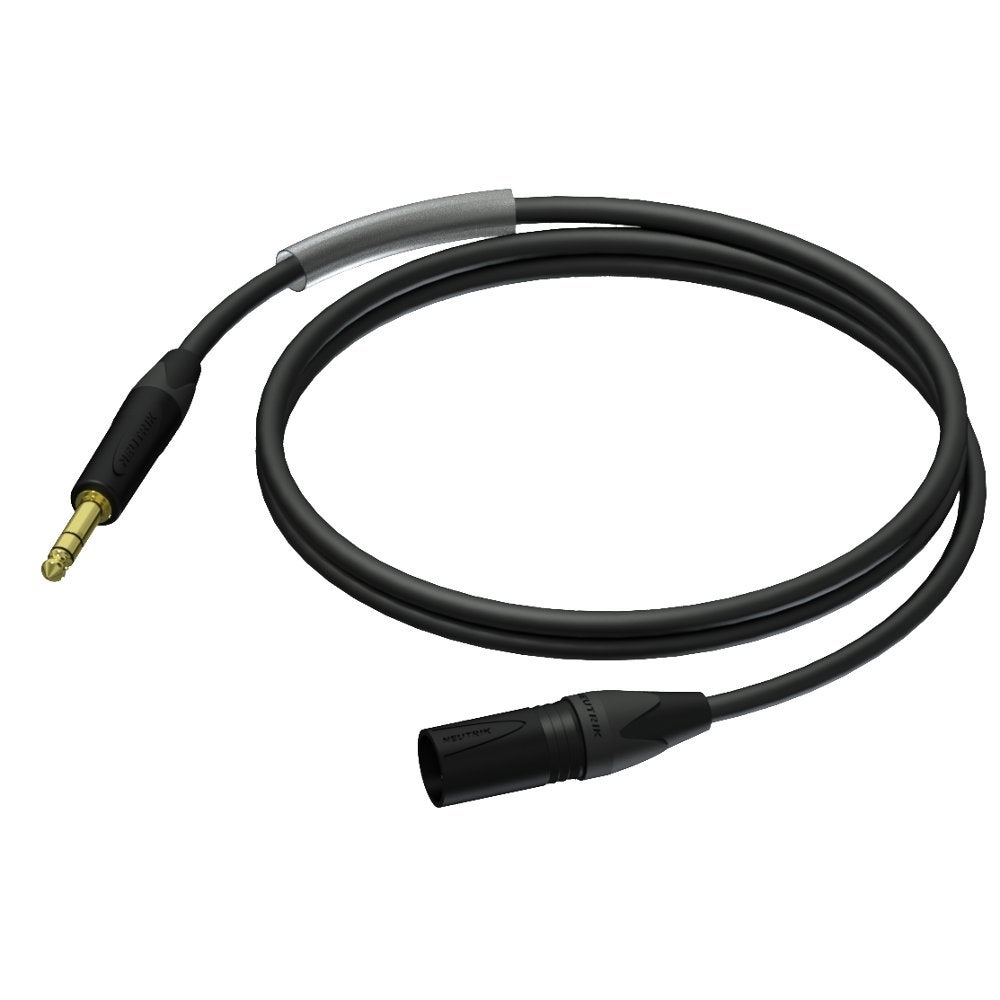 Procab PRA724 Prime XLR male - jack male stereo 3 meter