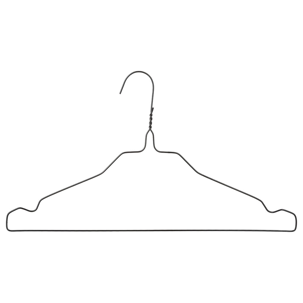Lot de 25 cintres métal anti glisse