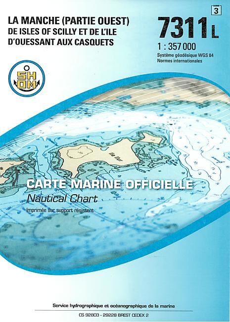 EPSHOM - 7311L LA MANCHE PARTIE OUEST