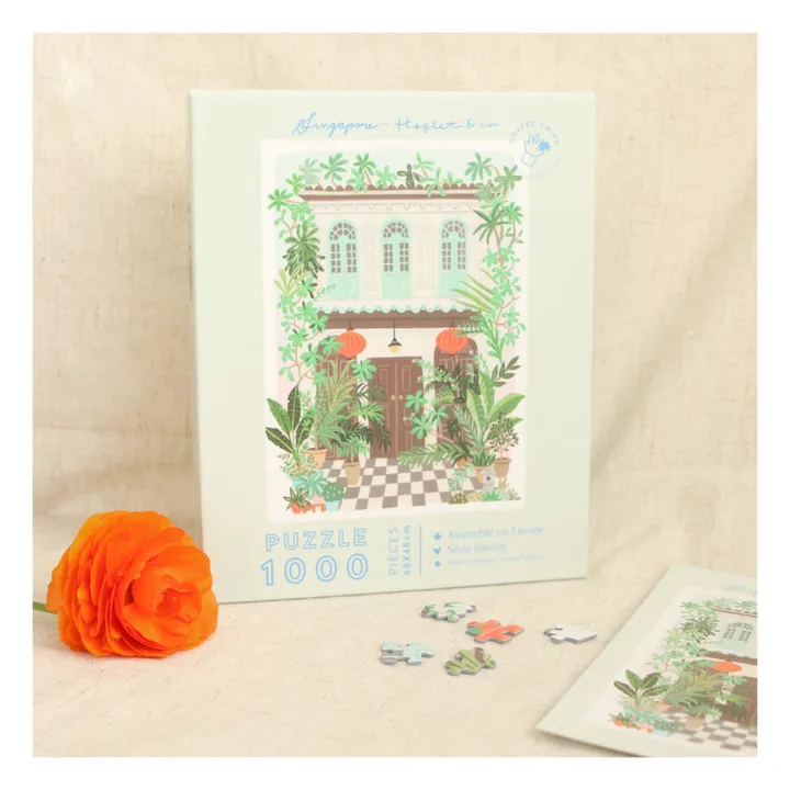 La Petite Épicerie Puzzle Singapore par Hoglet - 1000 Pièces