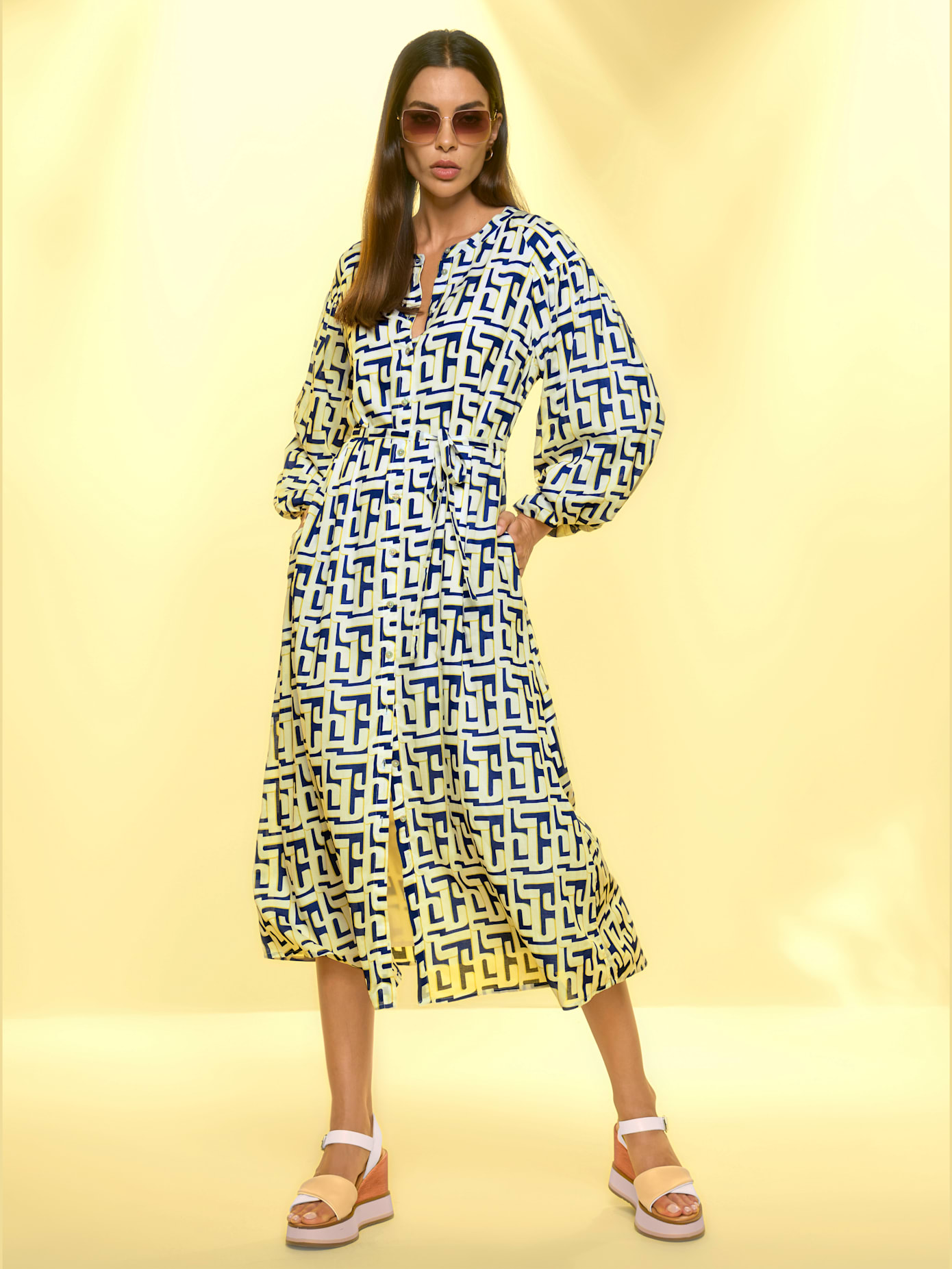 Robe imprimée qualité tissée