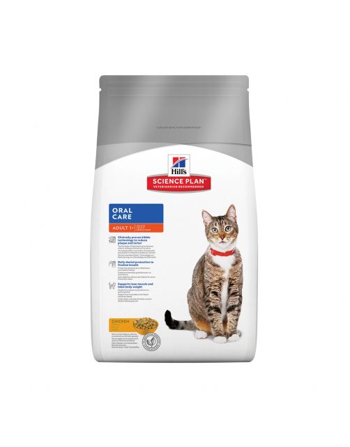 Hill's Feline Adult Oral Care - Kattenvoer - Kip 250 g