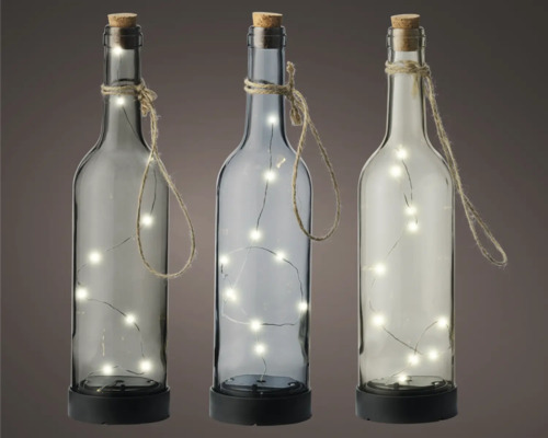Lumineo Solar Glazen Tuinverlichting, Warm Wit