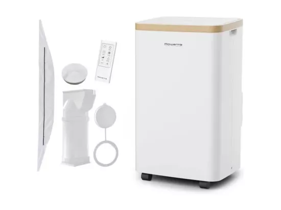 Rowenta Climatiseur mobile 3000w 40m2 avec kit fenêtre - au5610f0