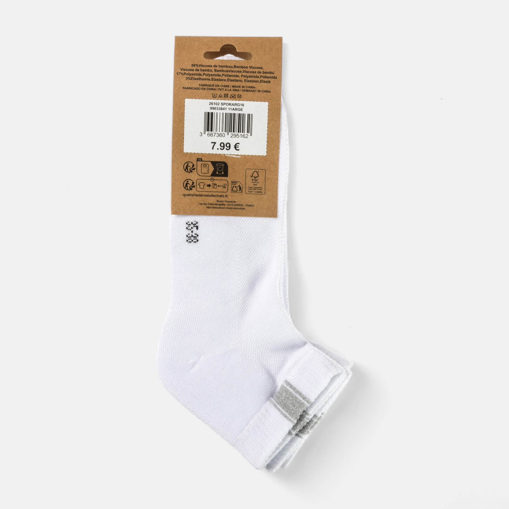 Chaussettes Femme argent