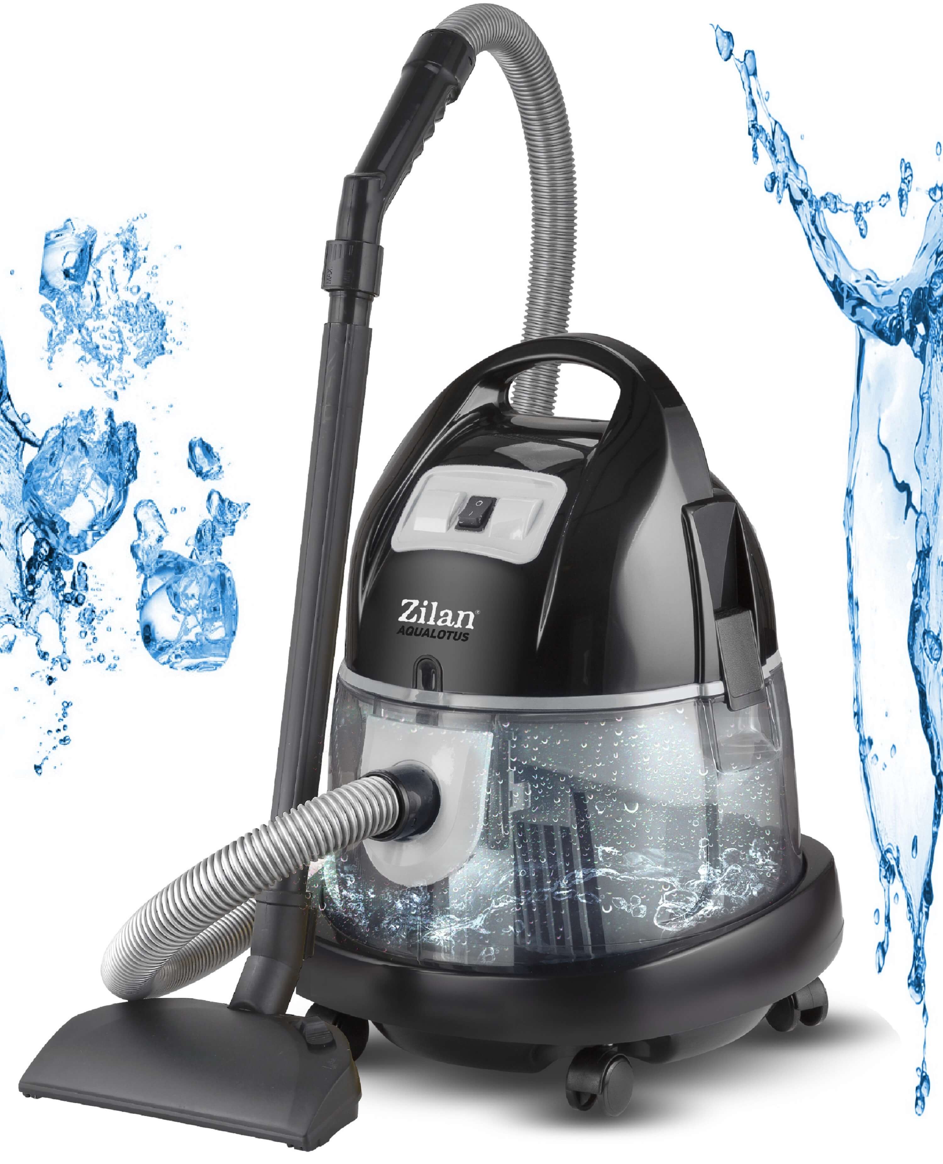 Zilan Staubsauger m. Wasserfilter Nass/Trocken Sauger 8L 2000W grau