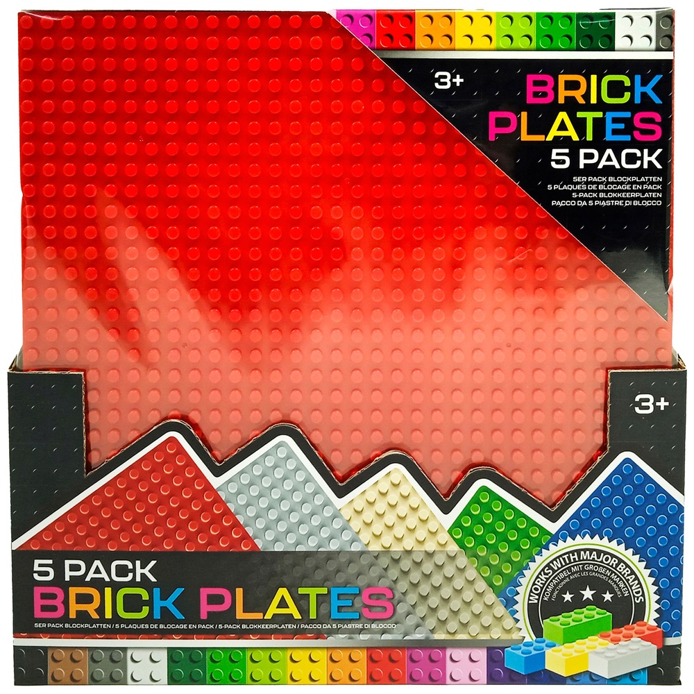 5er-Pack Grundplatten-Bausteine, Konstruktionsgrundplatte