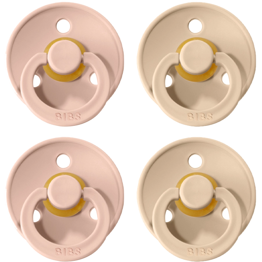 BIBS® Schnuller Colour Blush  Vanilla 6-18 Monate, 4 Stk.