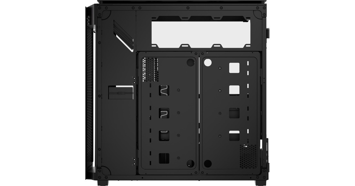 CorsairiCUE LINK 9000D RGB AIRFLOW big tower behuizing  (Zwart | 4x USB-A | 2x USB-C | Tempered Glass)