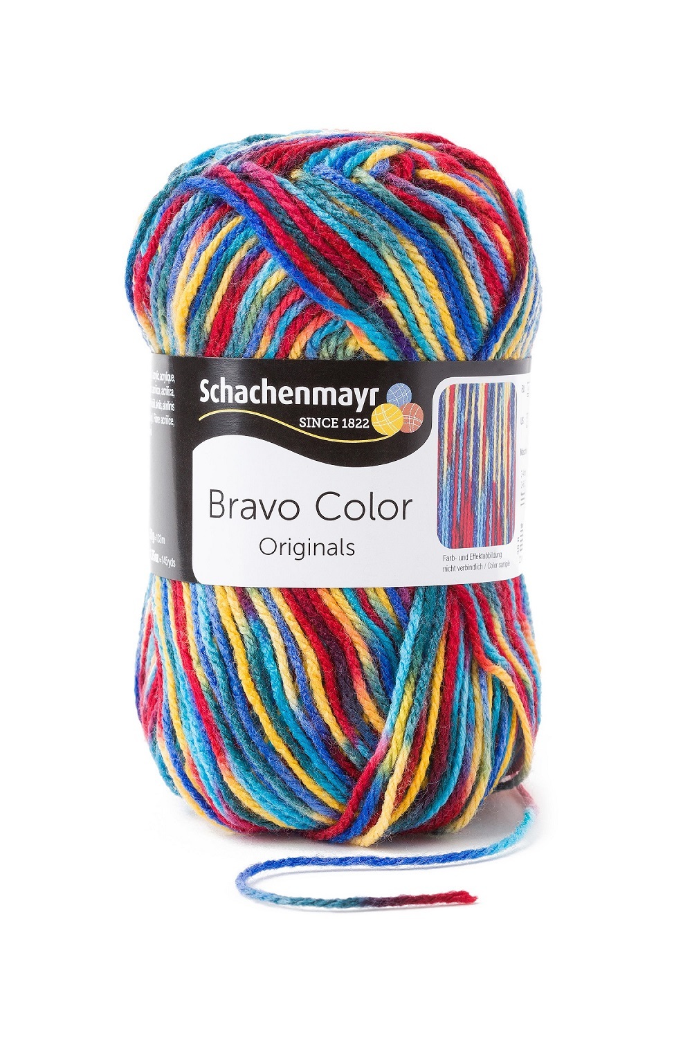 Handstrickgarn BRAVO COLOR - rio color - 50g