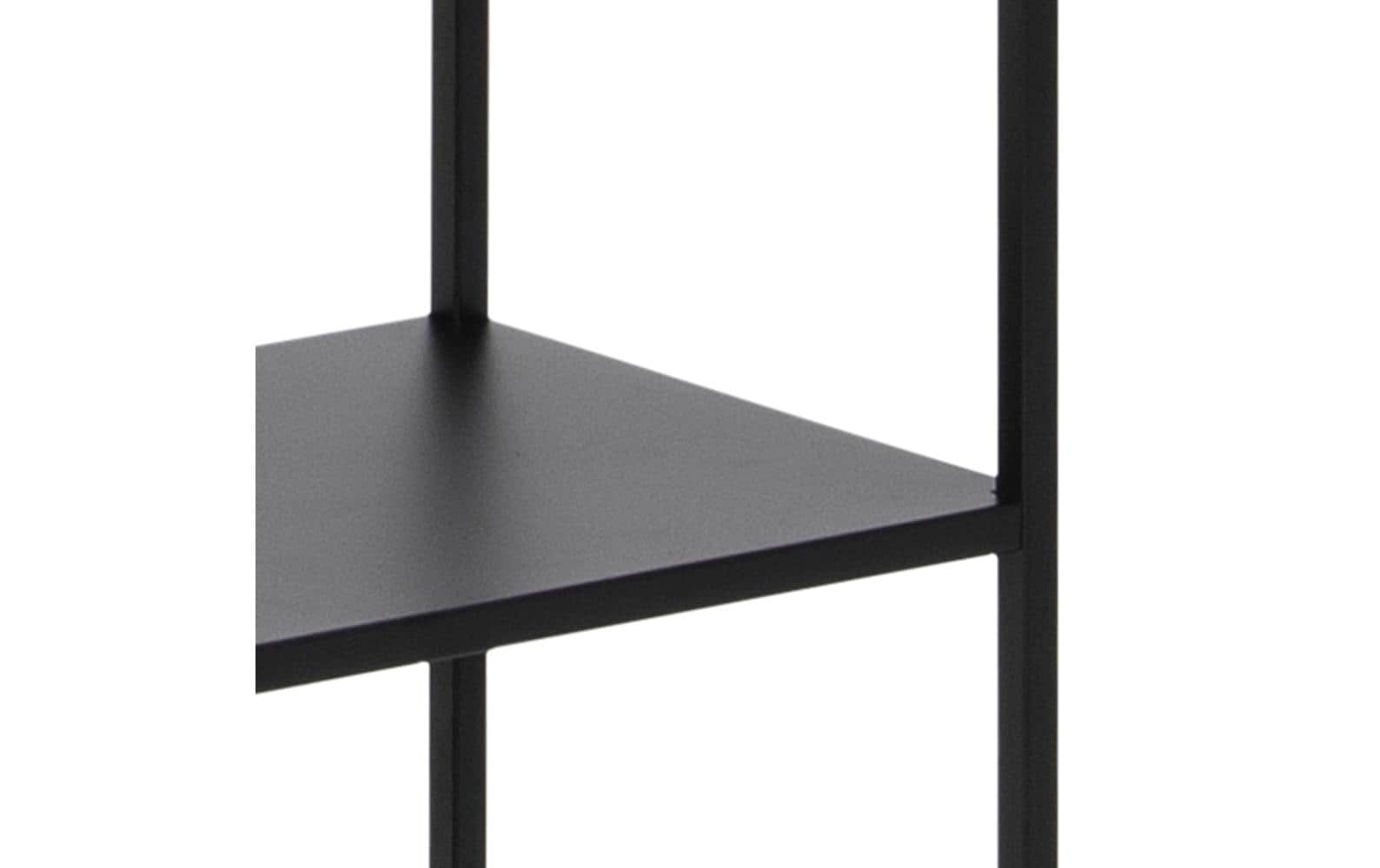 Regal Newcastle 69,5 x 30 x 185 cm, Schwarz<br>Bücherregal