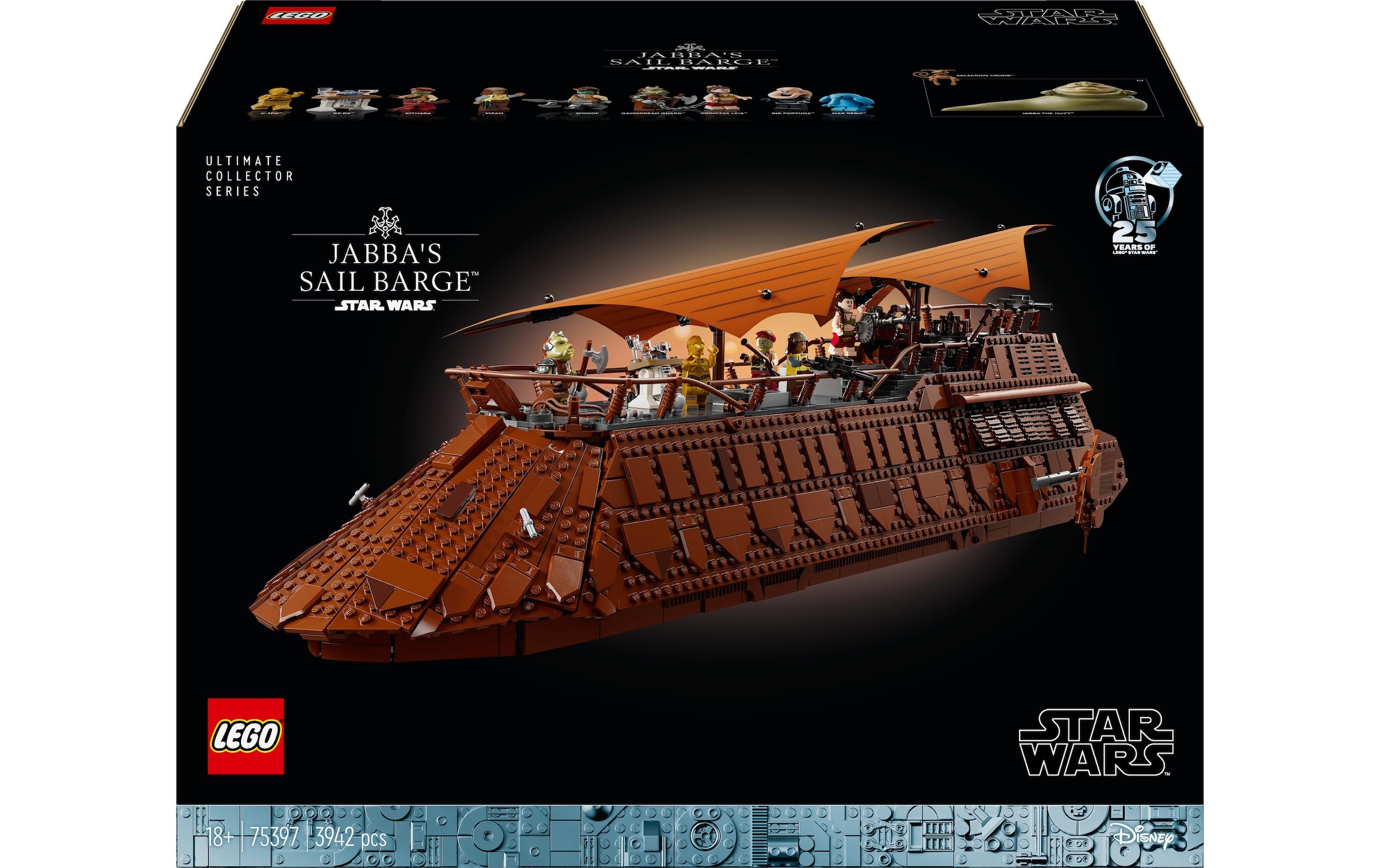 LEGO® Spielbausteine »Star Wars Jabbas Segelbarke«