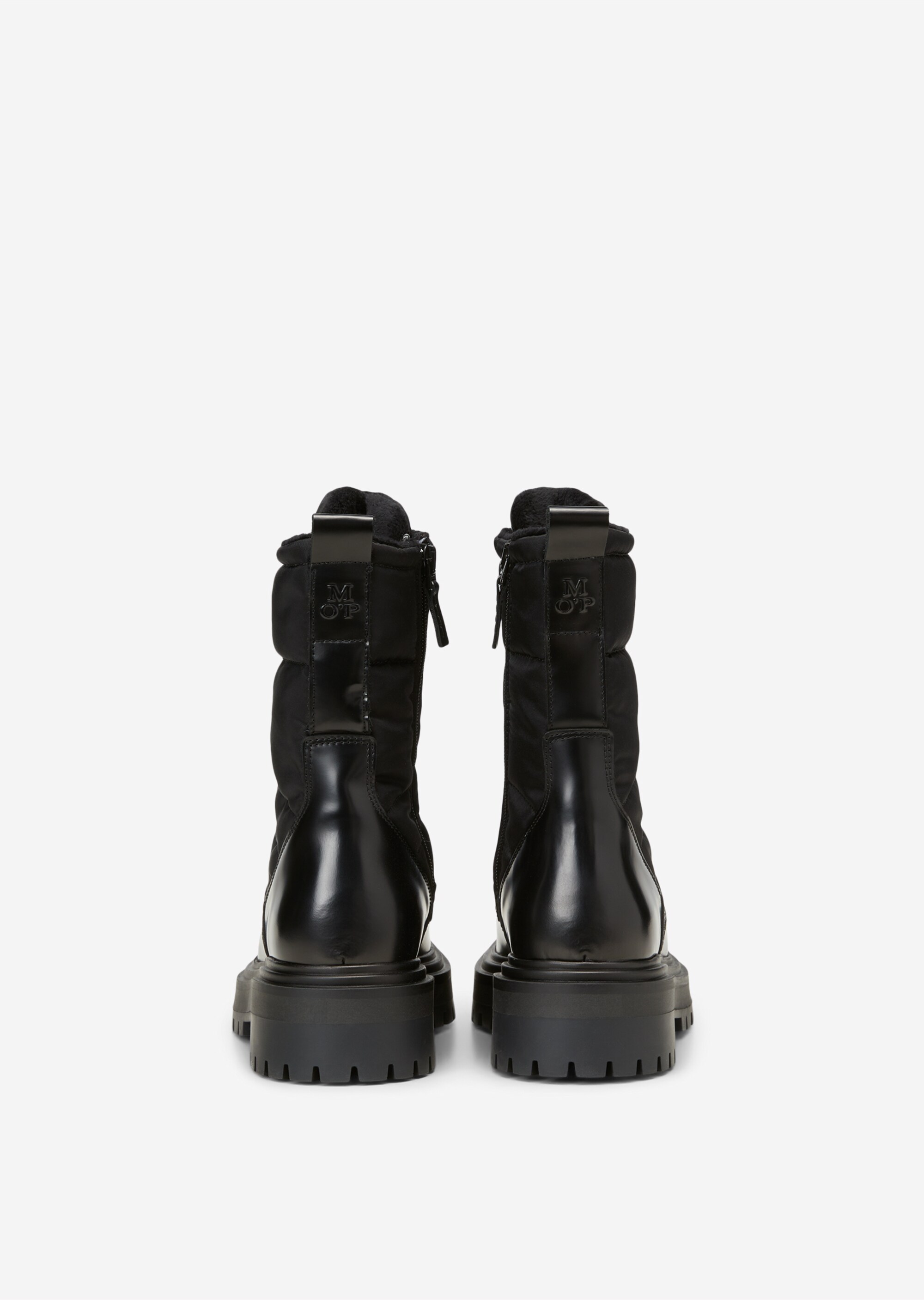 Schnürstiefel mit Innenzipper