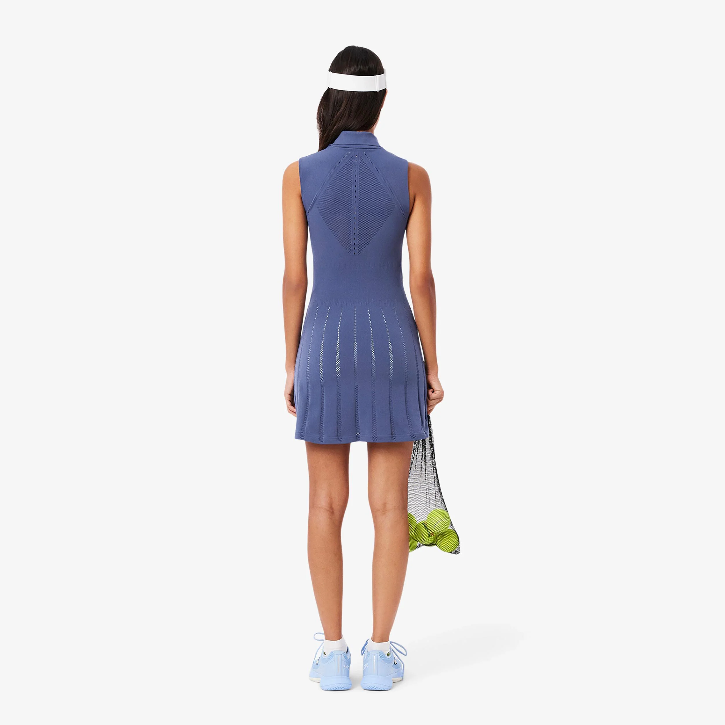 Lacoste Robe Femmes - Bleu Foncé , Bleu Clair
