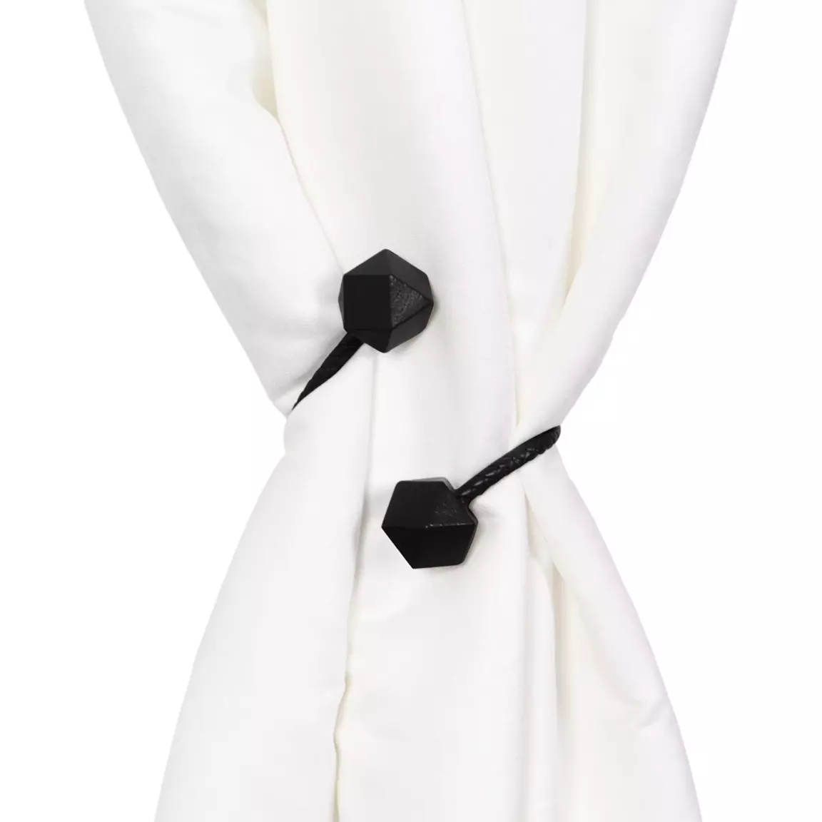 Embrasse rideau Twist Noire