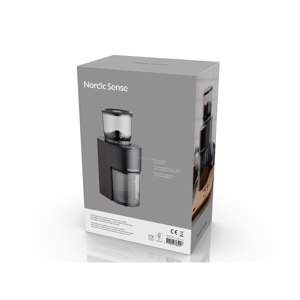 Nordic Sense Coffee grinder 200 watt Black