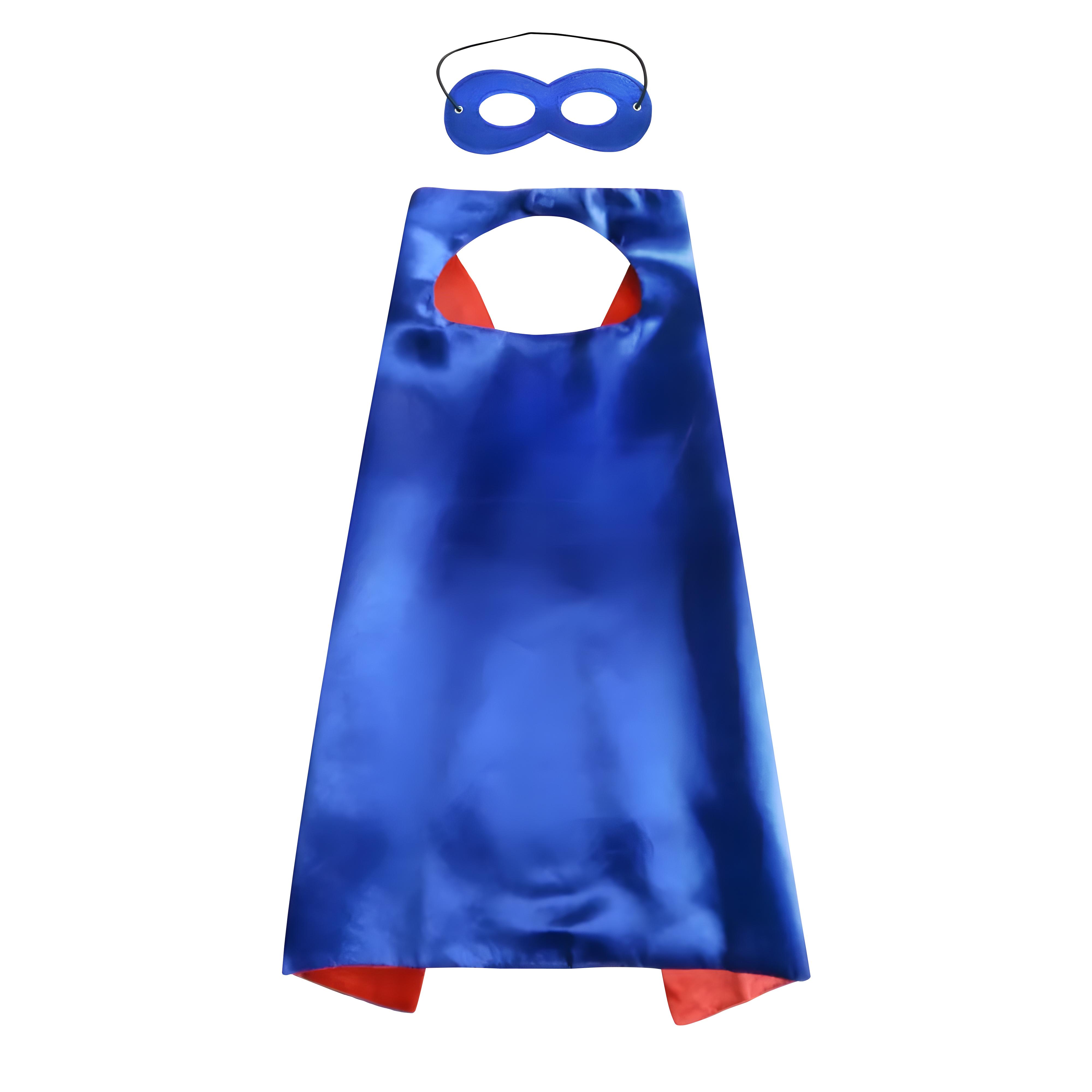 CAPE ET MASQUE SUPER HEROS REVERSIBLE