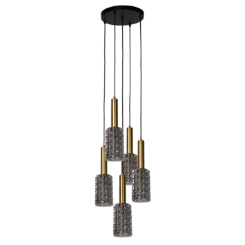 Lucide hanglamp Coralie mat goud Ø30 cm