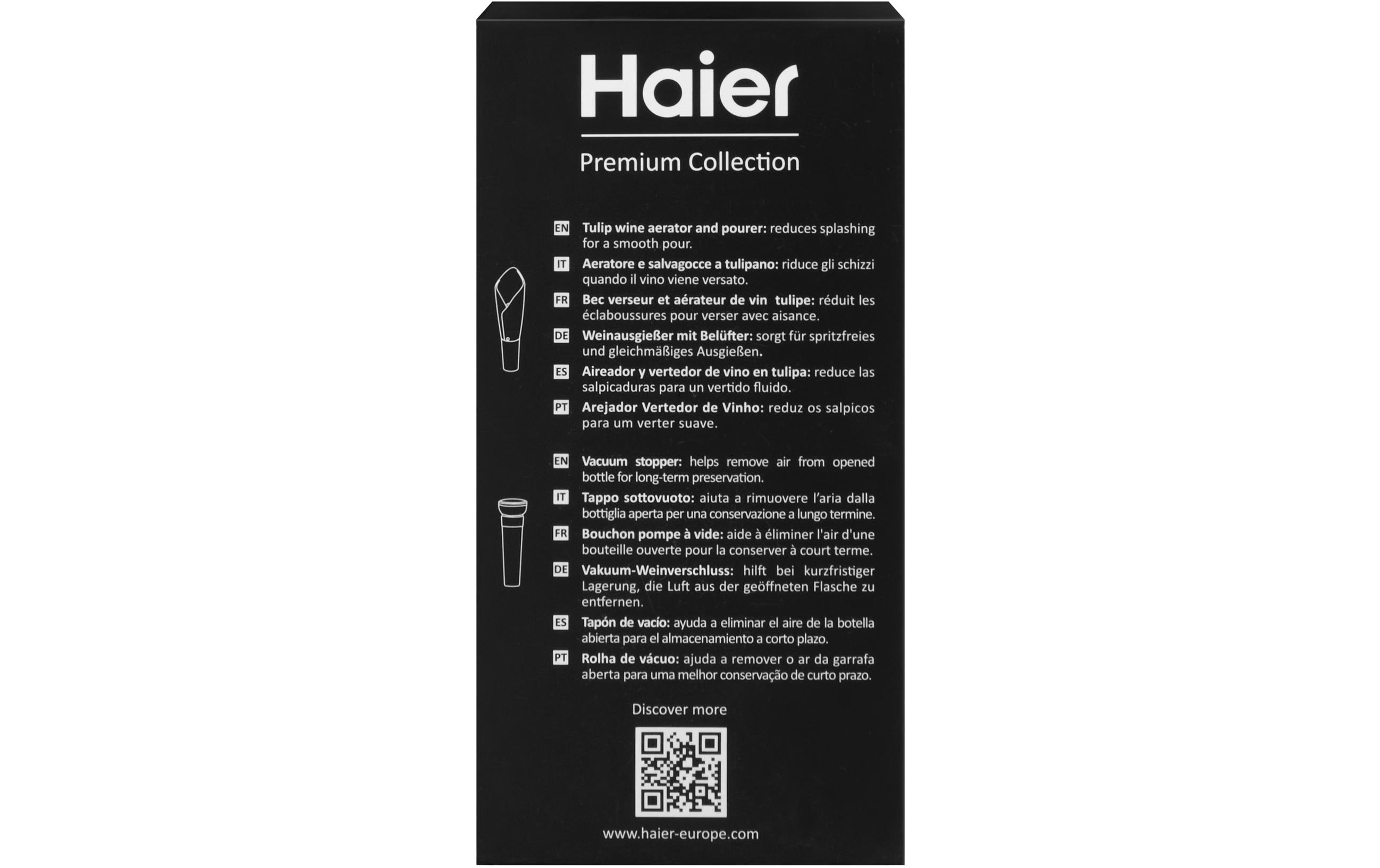 Servier- und Aufbewahrungsset HAWGKIT02 Schwarz/TransparentSet zum Servieren und Aufbewahren