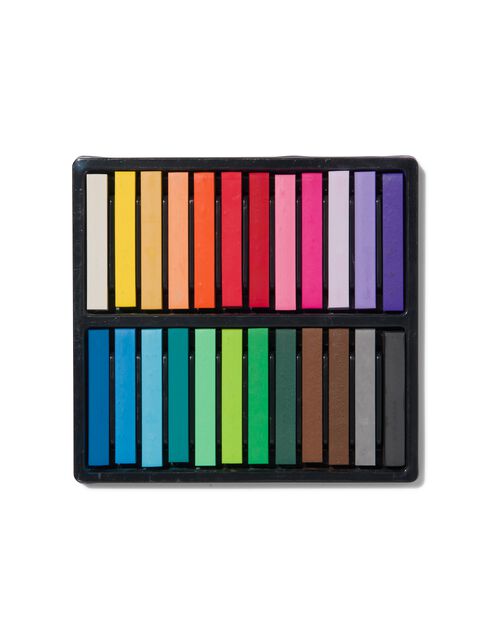 24 pastels doux carrés