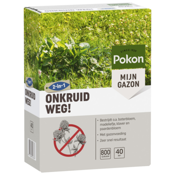 Pokon onkruid weg! 800 gr voor 40 m²