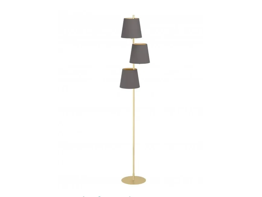 EGLO ALMEIDA 2 GULV 3XE27 H1670 MESSING/CAPPUCCINO
