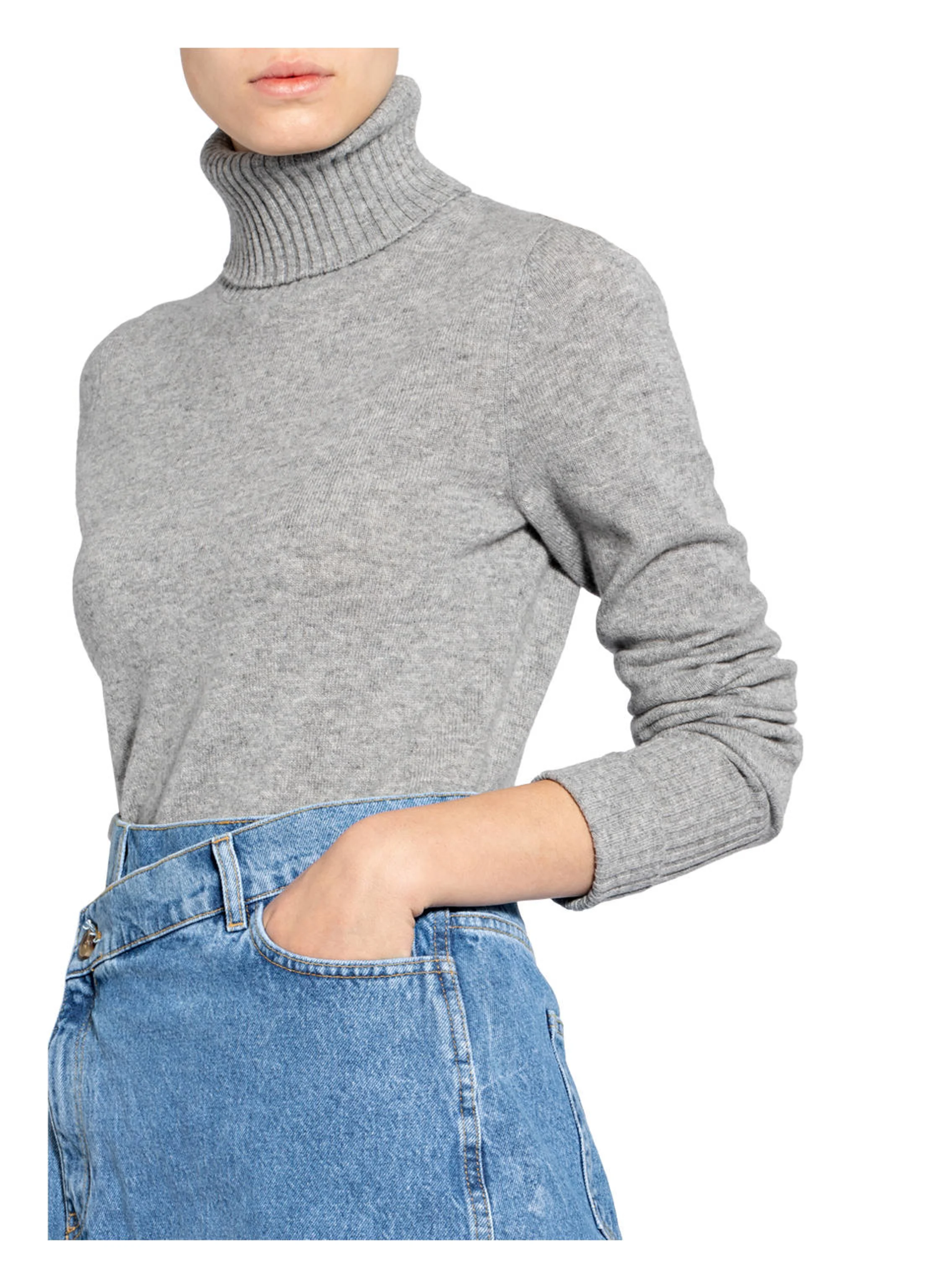 FTC CASHMERE Rollkragenpullover aus Cashmere