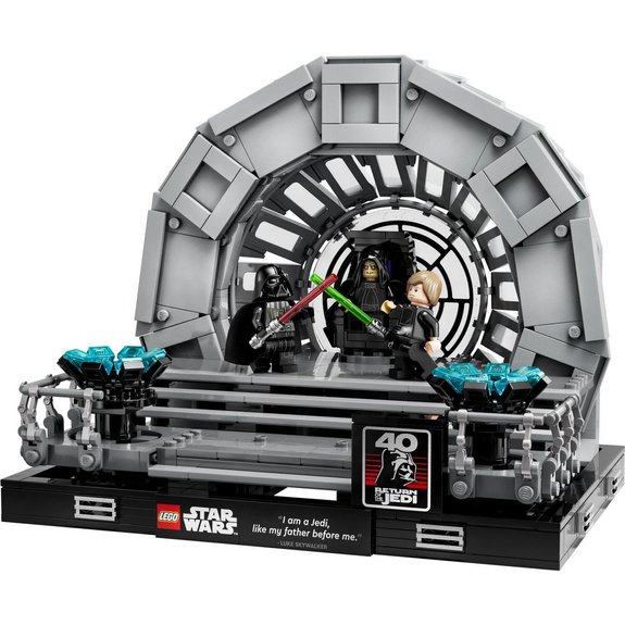 Diorama de la salle du trône de l'empereur Lego Star Wars 75352