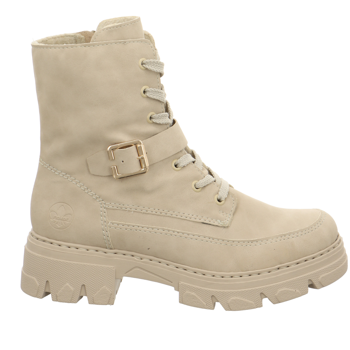 Schnürboots beige
