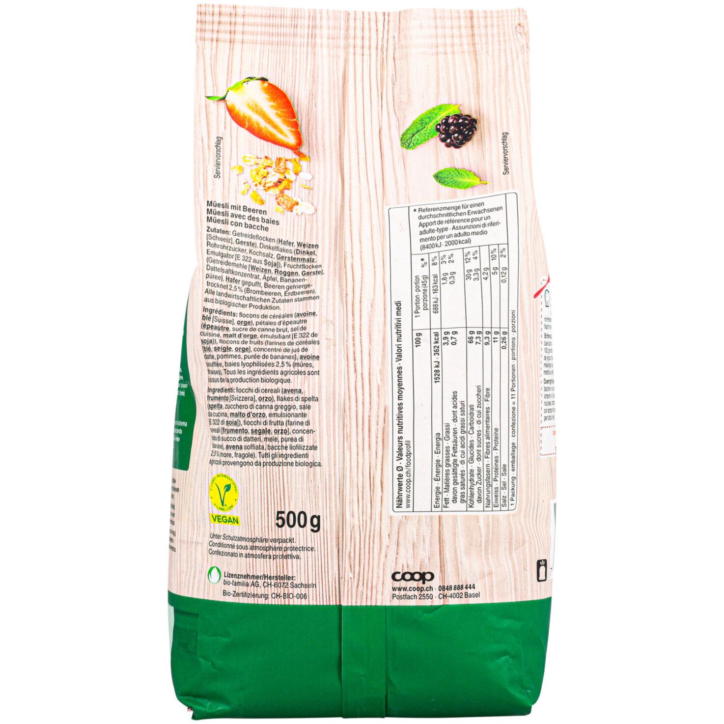 Naturaplan Bio Müesli Berry 500G