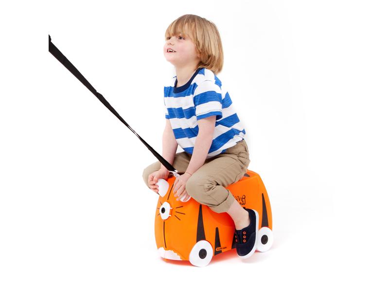 Trunki Reisetrolley Tiger Tipu Orange Reisekoffer für Kinder