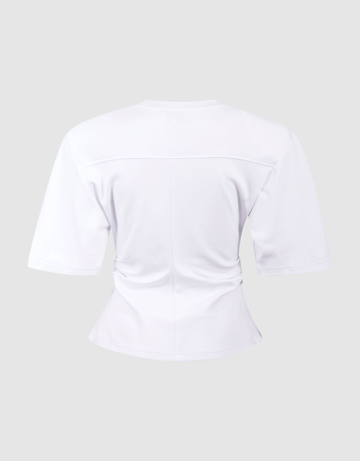 Waisted T-shirt Wit