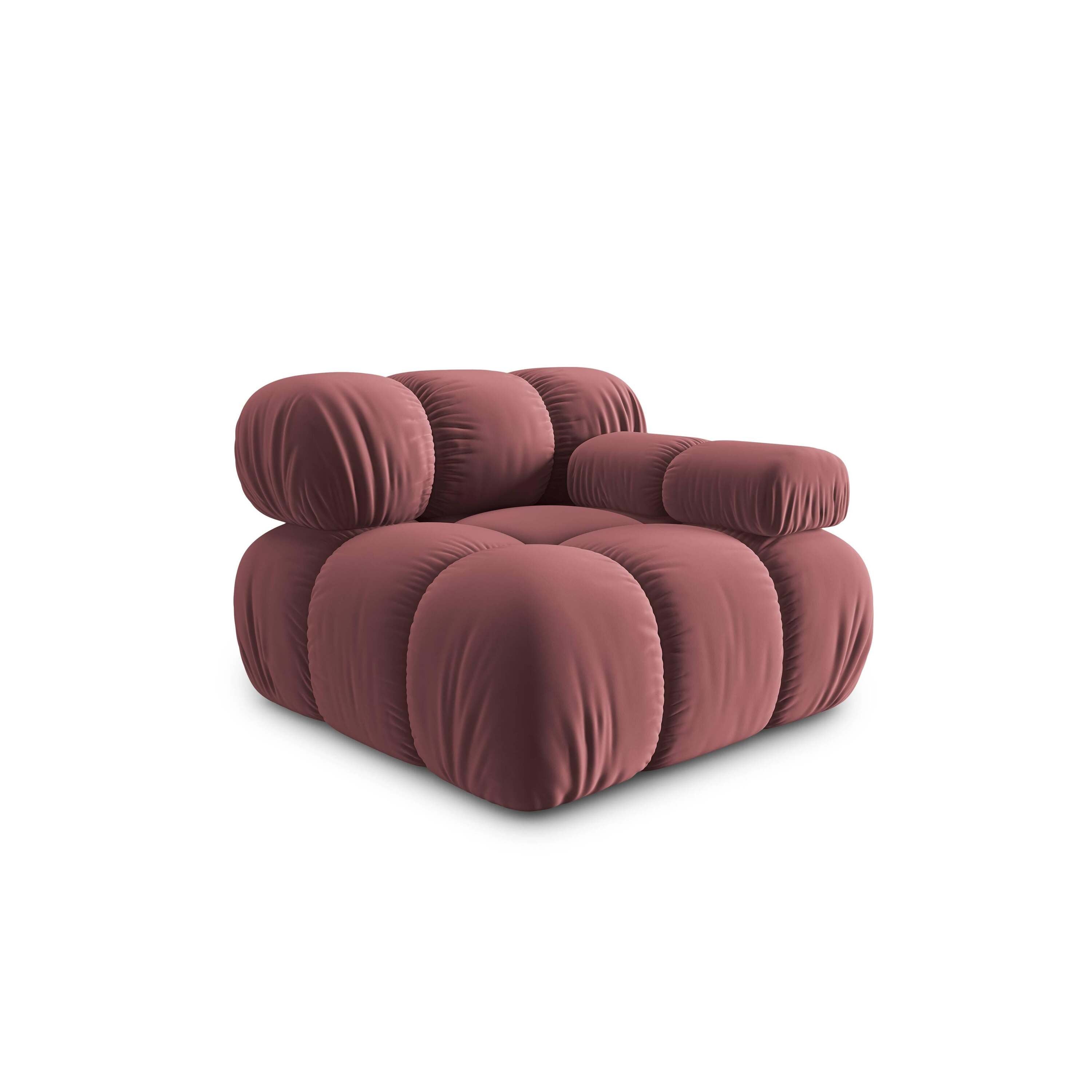 Milo Casa Tropea Modulair Bank Element - Hoek  Rechts - Roze