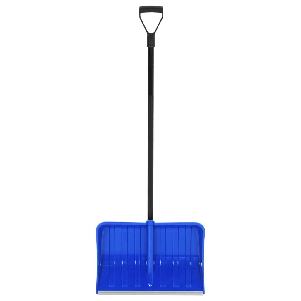 vidaXL Sneeuwschuiver Blauw 147 cm Metaal