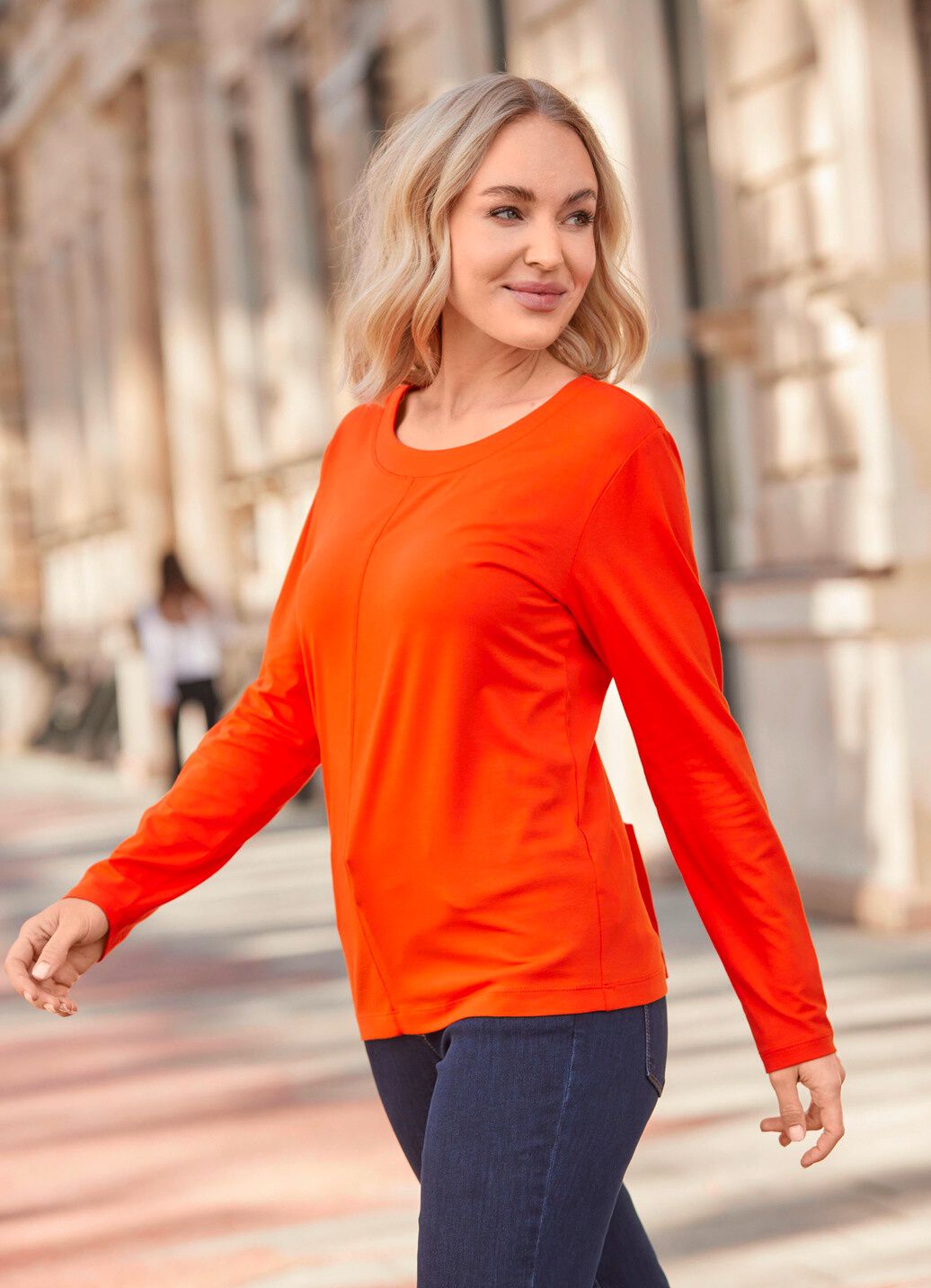 Unifarbenes Shirt