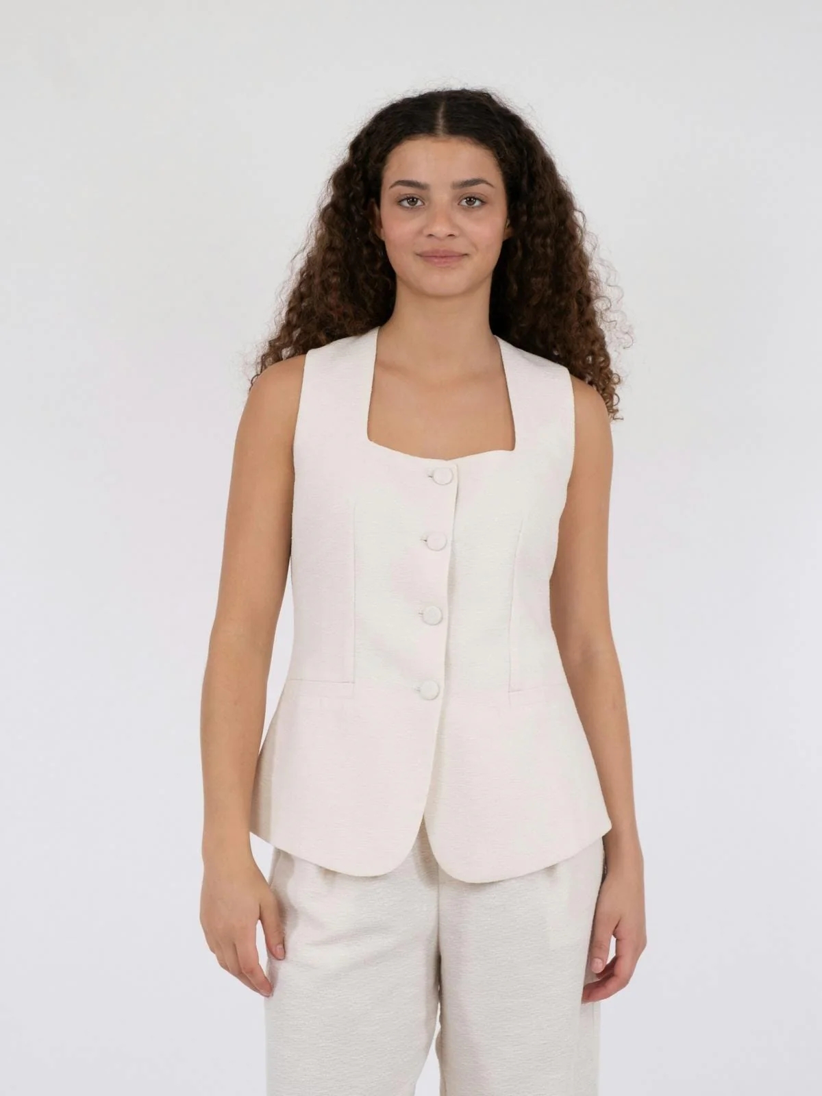 Neo Noir Lily Boucle Waistcoat
