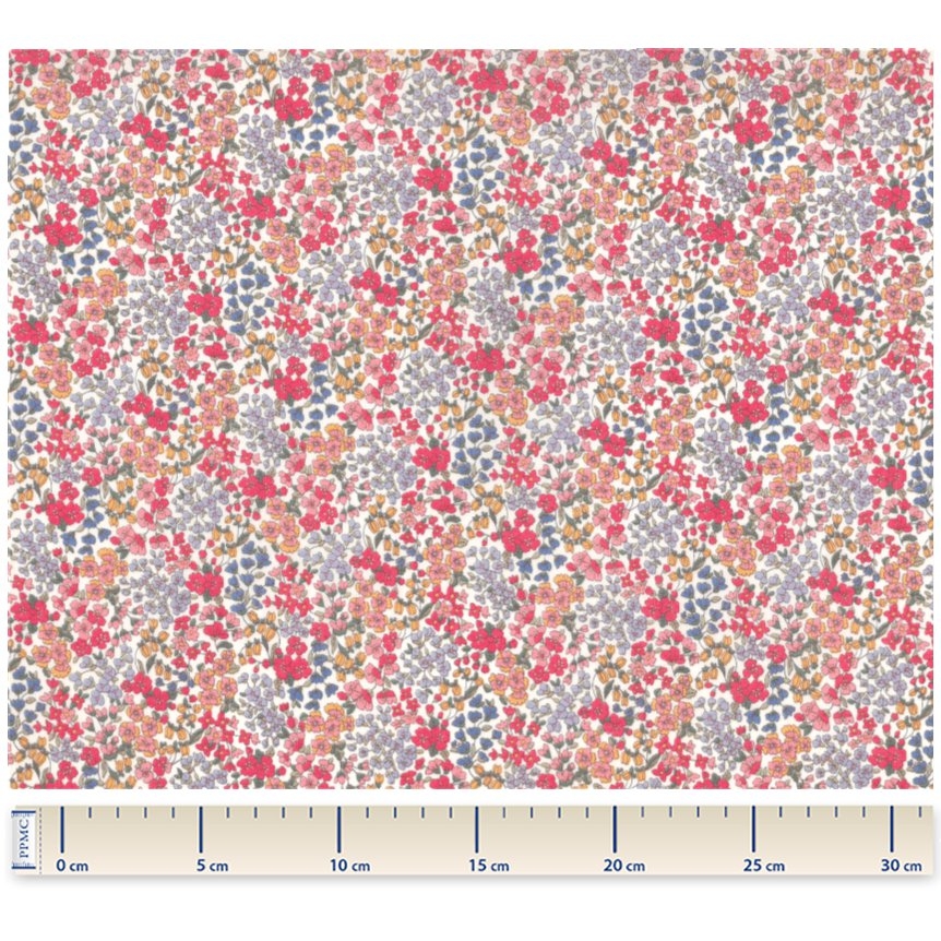 Coupon Tissu 50 Cm Porcelaine Rosée