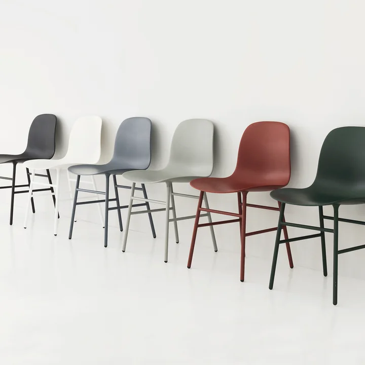 Normann Copenhagen - Form Stuhl, Gestell Stahl / schwarz