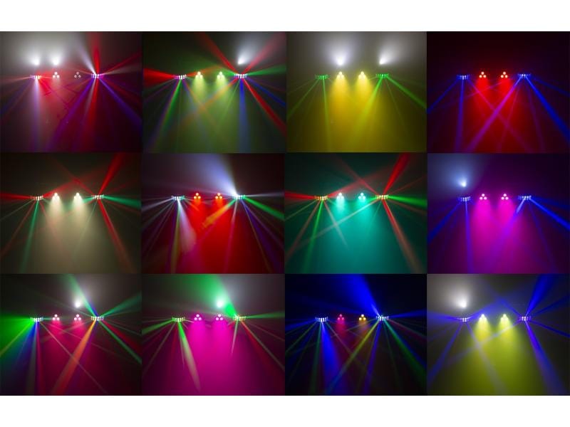BeamZ Lichtset ShowBar Free Bar mit 2x PAR, 2x Derby und 4x Strobe