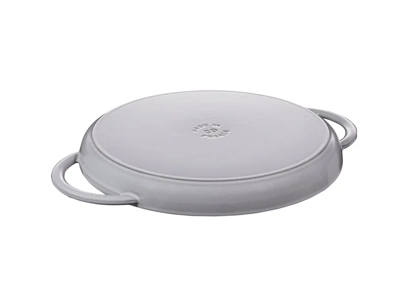 Staub Grillpande Induktion Rund 30cm Grafitgrå