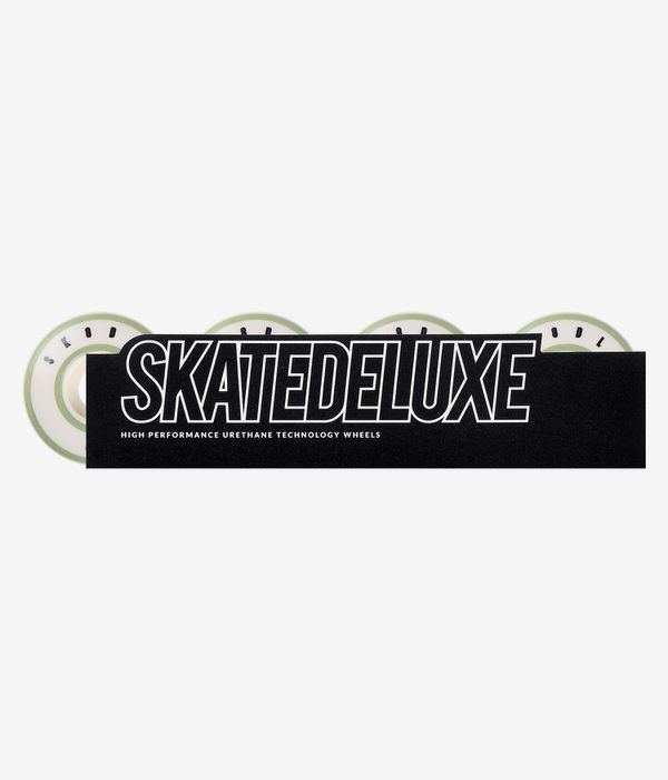 skatedeluxe Lines Series Rollen (white grey) 50mm 100A 4er Pack