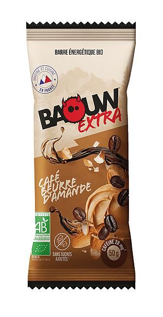 BAOUW - BARRE EXTRA BIO CAFE BEURRE D'AMANDE 50 G