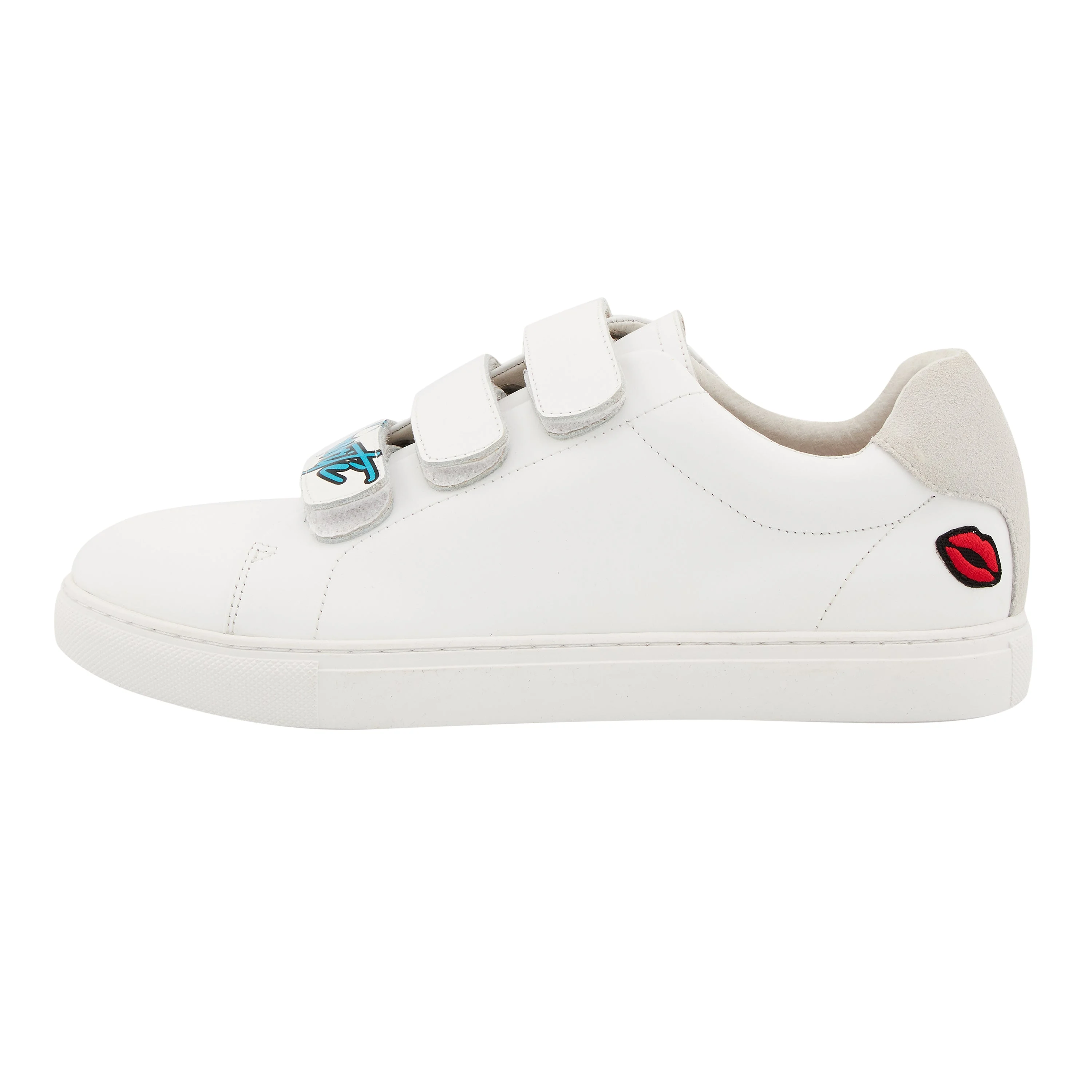 EDITH LIBERTÉ EGALITÉ SORORITÉ - Sneakers en cuir | Blanc