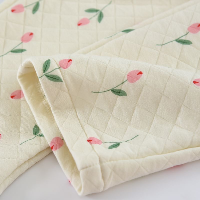 Dogini - Pyjamaset: Bloemenshirt + Broek