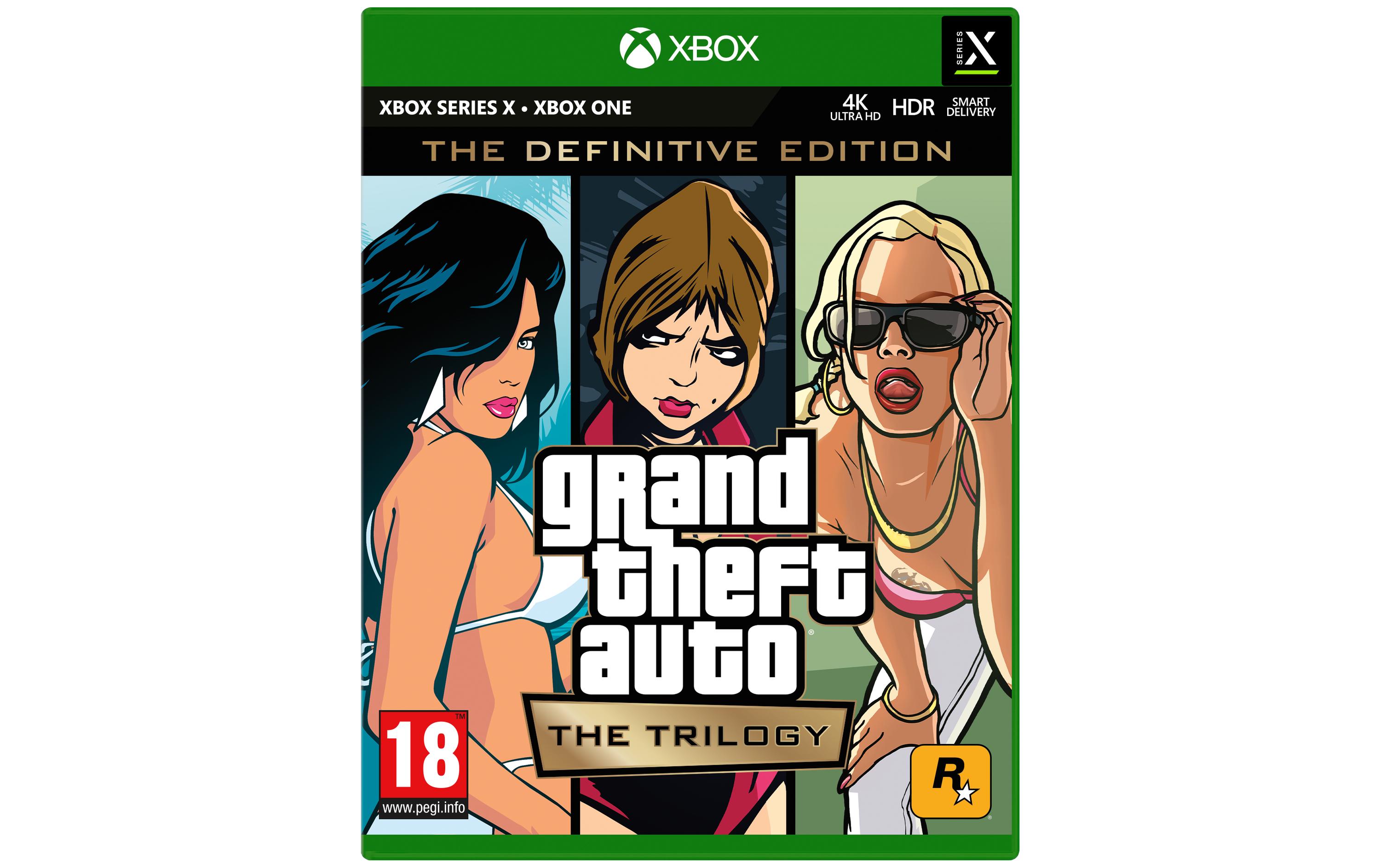GTA Trilogy – Definitive EditionKlassisches Third-Person-Shooter-Spiel für die XBOX Series X